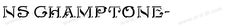 NS CHAMPTONE字体转换